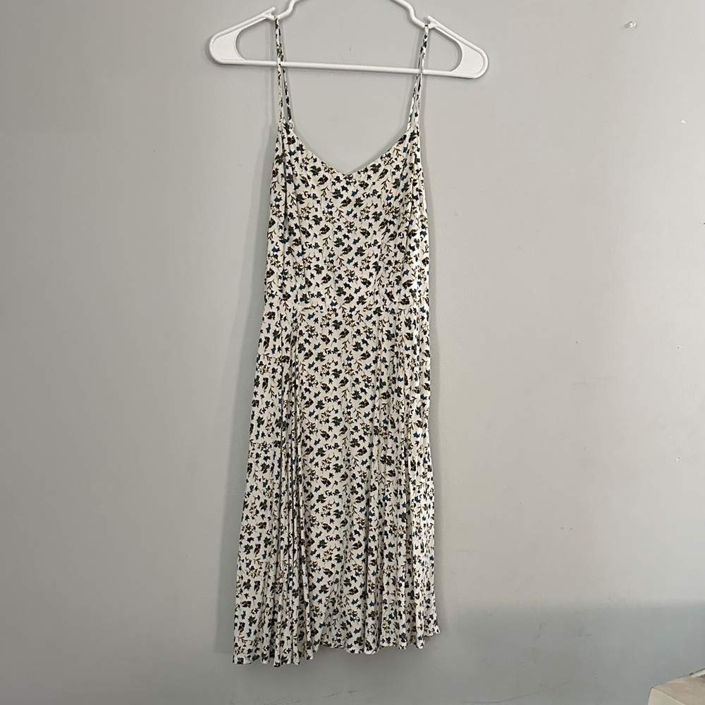 Old Navy Black and White Floral Midi Dress